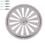 Stainless Steel Round Air Vent Grille Adjustable Open-close Convection. Fixed Price $27.23.