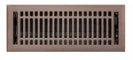 Signature Hardware Contemporary Steel Floor Register 4"X10" Oil Rubbed Bronze. Fixed Price $29.95.