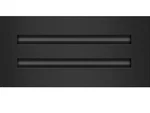 10X4 Modern Vent Cover - Decorative Black Air Standard Linear Slot Dif. Fixed Price $46.99.