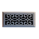Hampton Bay Classic Scroll 4 In. X 10 Steel Floor Register Brushed Nickel. Fixed Price $17.99.