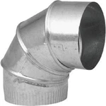 (1)-IMPERIAL 26 Ga. 5 In. Galvanized Adjustable Stove Pipe Elbow GV0289-C. Fixed Price $24.89.