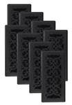 Decor Grates ST410-8 Scroll Design Floor Register, 4X10 Inches, Textured Blac.... Fixed Price $122.05.