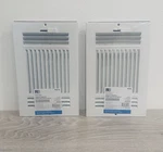 Reliabilt 10-IN X 6-IN 3-WAY Air Flow Metal White Sidewall Ceiling Register LOT2. Fixed Price $21.99.