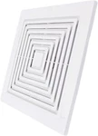 S97011723 Bathroom Ceiling Fan Grille With 9-1/4" X 9" 0.325", White. Fixed Price $17.66.