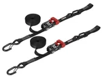 Speedstrap 1"X15' Black Ratchet Tie-down W/ Snap S-hook/soft 2-PACK. Fixed Price $44.99.