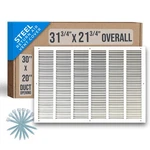 Fits 30X20 Duct Opening Steel Return Air Grille By Handua Vent Cover Gril.... Fixed Price $72.42.