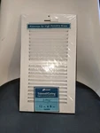 Accord Sidewall Ceiling Register 12" X 6" White W/ Way Aluminum Vent Grille. Fixed Price $15.00.