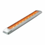 Light Bar Ultra Thin Amber 9 Leds Lens Chrome Bezel 8.5 GG#76060 Pair. Fixed Price $33.09.