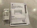 Friedrich Air Conditioner Remote Control AKB73756215 + Manual Included. Fixed Price $17.49.
