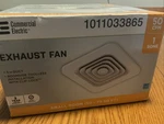 Commercial Electric 50 Cfm 1.0 Sone Bathroom Exhaust Fan Model: BF1101. Fixed Price $19.80.
