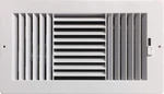 Hbw Three-way Plastic Side Wall/ceiling Register White 12" X 6" For Du.... Fixed Price $27.76.