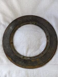 13" Vintage Round Cast Iron Vent Cover Frame, Architectural Salvage. Fixed Price $24.99.