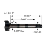Camshaft Lh 125.281102.01 R607325. Fixed Price $52.79.