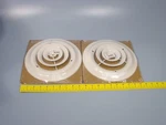 *lot Of Hart Cooley 1606W012900 10" Round Ceiling Diffusers (qty 2). Fixed Price $49.99.
