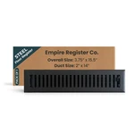 Empire Register Co. 2" X 14" Premium Vent Covers For Home Floor Only, Metal D.... Fixed Price $40.52.