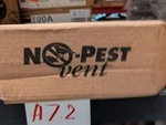 No Pest Vent 4 In. J Block Wide-mount Dual Door Wall White. Fixed Price $20.00.