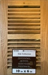 Accord Select Oak Collection 6" X 10" Louvered Register - Natural 0073005. Fixed Price $26.99.