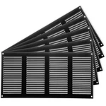 Repa Market Black Air Vent Cover 16" X 8" Inch Outer Dimensions - 5 Pack. Fixed Price $68.00.