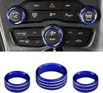 3PCS Ac Air Conditioner Switch Button Knob Cover, Car Interior Dec Color: Blue. Fixed Price $28.99.