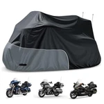Heavy Duty Waterproof Motorcycle Cover Black/grey Side+top For. Fixed Price $77.32.