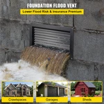 Foundation Flood Vent, For Garages & Full Height Enclosures. Fixed Price $47.15.
