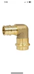 Nibco H-36842W Elbow 1/2" Dzr Brass 90 250 Psi Press Pex Connection. Fixed Price $10.80.