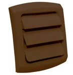 Dundas Jafine LC4BZW Provent Brown Louvered Exhaust Cap For 4" Ducts. Fixed Price $6.99.