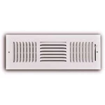 Truaire 103M 14X04 In. 3-WAY Wall/ceiling Register White. Fixed Price $56.08.