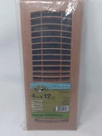 Hampton Bay 4" X 12" Floor Register - High Impact Oak Grain Finish. Fixed Price $24.99.