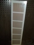Grainger International Air Return Grille White Metal 31-3/4" X 8" 4MJR8. Fixed Price $34.99.