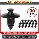 30PCS Trim Bumper Rivet Push-type Retainer Clips For Honda Accord Civic Nissan. Fixed Price $13.99.