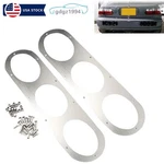 2 Universal Car Auto Rear Bumper Race Air Diversion Diffuser Panels Kit Silver. Fixed Price $16.14.