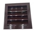 Hvac Aluminum Exterior Gable Louver Vent Brown 10X10 Wall Attic. Fixed Price $40.00.