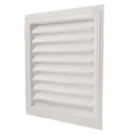 12" X 18" Plastic Wall Louver Static In White - Efficient Ventilation. Fixed Price $14.24.