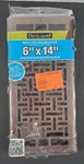 Decor Grates AJL614W-RB Oriental Floor Register 6X14 Inches Rubbed Bronze. Fixed Price $12.99.
