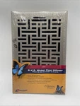 Allen+roth Antique Brass Wicker Design Floor Register Diffuser 6" X 10". Fixed Price $19.99.