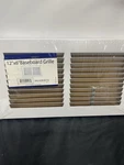 Altus Baseboard Grille 12" X 6" Duct Opening White 639-8172 New. Fixed Price $8.99.