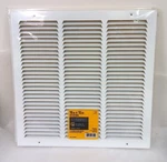 Everbilt 16" X Steel Air Return Grille, White (od 17.75") Free Ship. Fixed Price $29.99.