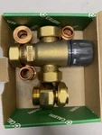 Caleffi 521416A Mixing Valves W/ Temp Gauge 1/2 Press *read*. Fixed Price $149.92.