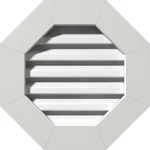 Ekena Millwork GVPOC14X1401FUN Octagonal Gable Vent 19W 19H Frame Size. Fixed Price $167.05.