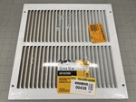 2X -everbilt 12 In. Steel Return Air Grille White, Powder Coat. Fixed Price $13.48.