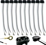 2 Prong Male Plugs 10X 8.5 Pigtail Wire Truck Rv Trailer Marker Lights 90. Fixed Price $17.25.