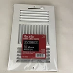 Everbilt 10" X 6" 2-WAY Air Deflection White Aluminum Ceiling/wall Register New. Fixed Price $18.99.