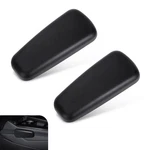 Yorpyep 2 Pcs Car Arm Rest Pad, Soft Leather Quick Rebound Pillow Black. Fixed Price $17.84.