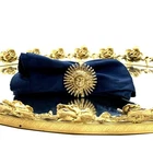 Napkin Ring Sun Face Design Set Of Bras Vintage Dining Room Decor (6). Fixed Price $60.00.