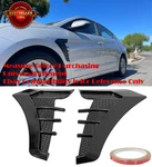 Black Flexible Decor Fender Side Air Vents Grilles Diffuser Intake Fit Honda. Fixed Price $16.29.