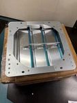 12-INCH Square Aluminum Automatic Gravity Shutter Louver Vent, Silver (set Of 4). Fixed Price $120.00.