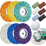 Amylove 8 Inch Airway Buffing Wheels Aluminum Polishing Kit Multicolor. Fixed Price $83.94.