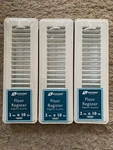 Lot Of (3) Accord Floor Register! 2 In. X 10 White, Brand New Sealed! #66997. Fixed Price $21.49.