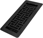 Decor Grates AJH410-BLK Floor Register 4" X1 0" Black. Fixed Price $18.99.